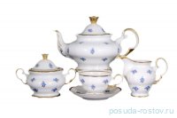 Чайный сервиз на 6 персон 15 предметов &quot;Анжелика /Незабудка&quot; / 027585