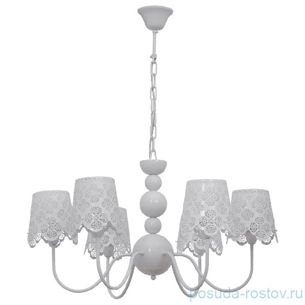 Люстра 6 рожковая "Полин" d- 72 см, h- 40 см / 069856 Люстра 6 рожковая "Полин" d- 72 см, h- 40 см / 069856