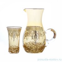 Набор для воды 7 предметов (кувшин 1,5 л + 6 стаканов по 250 мл) &quot;Алессия /Амбер&quot; / 099742