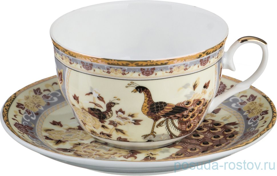 Чайная пара 250 мл 1 шт "павлин" / 192896