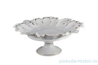 Блюдо 35 см фигурное круглое н/н &quot;Корона /Золотой узор&quot; / 093961
