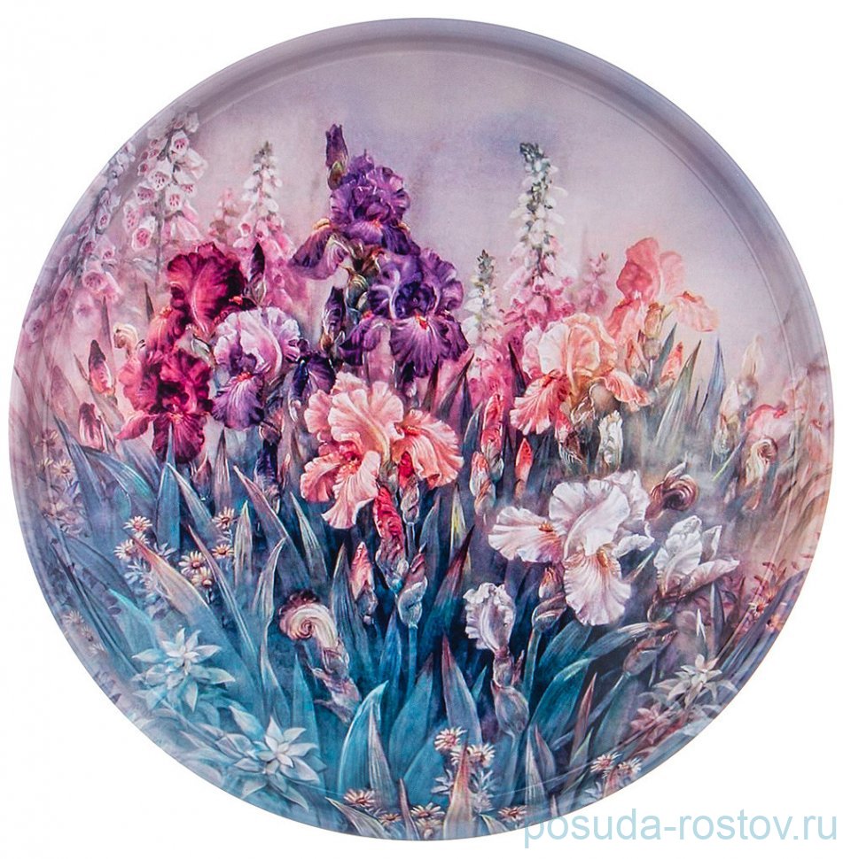 Поднос 33 х 2,1 см сервировочный "Полевые цветы" / 310733 Поднос 33 х 2,1 см сервировочный "Полевые цветы" / 310733