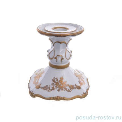 Подсвечник 28 см &quot;Корона /Золотой узор /отводка золото&quot; / 226630