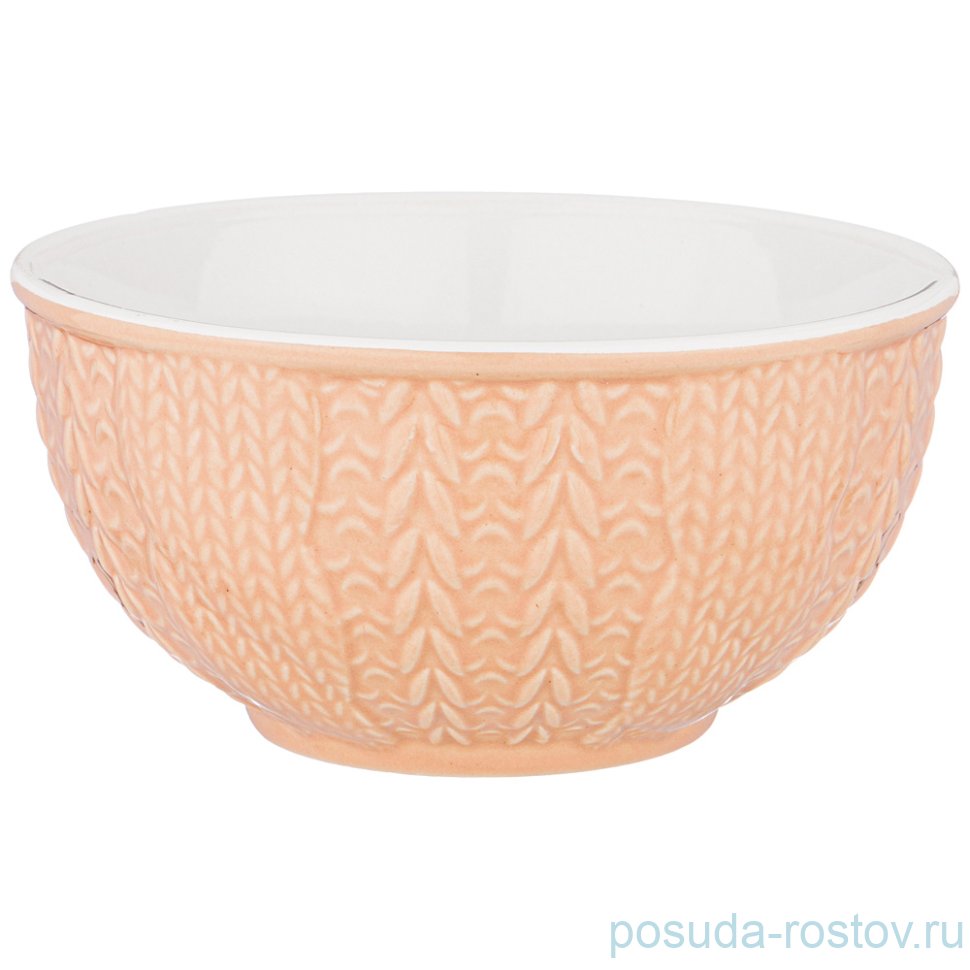 Салатник 550 мл "Вязанка /Кремовый" / 227193