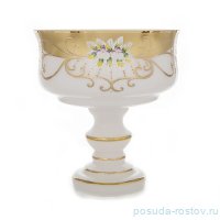 Ваза для конфет/фруктов 24 см н/н &quot;Лепка белая&quot; / 092536