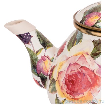 Чайник 3 л эмалированный &quot;Agness /Винтаж /Розы&quot; / 196393