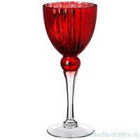 Подсвечник 11 х 30 см красный / 268347