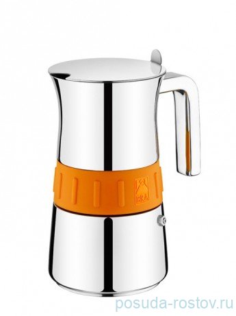 Кофеварка гейзерная на 10 чашек "BRA /Elegance Orange" / 154870 Кофеварка гейзерная на 10 чашек "BRA /Elegance Orange" / 154870
