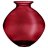 Ваза для цветов 26 см рубиновый &quot;Neon&quot; / 323158