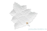 Блюдо 22 х 22 см Лист &quot;Волшебные ягоды&quot; (подарочная упаковка) / 291605