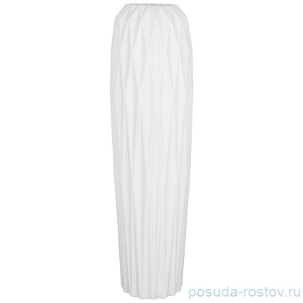 Ваза для цветов 58 см напольная &quot;Матовый белый&quot; / 233089