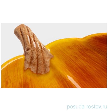 Блюдо 23 см оранжевое &quot;Тыква /Bright pumpkin&quot; / 378525