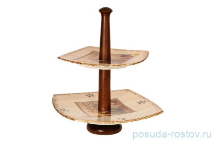 Этажерка 33 см 2-х ярусная &quot;Натюрморт&quot; / 047455