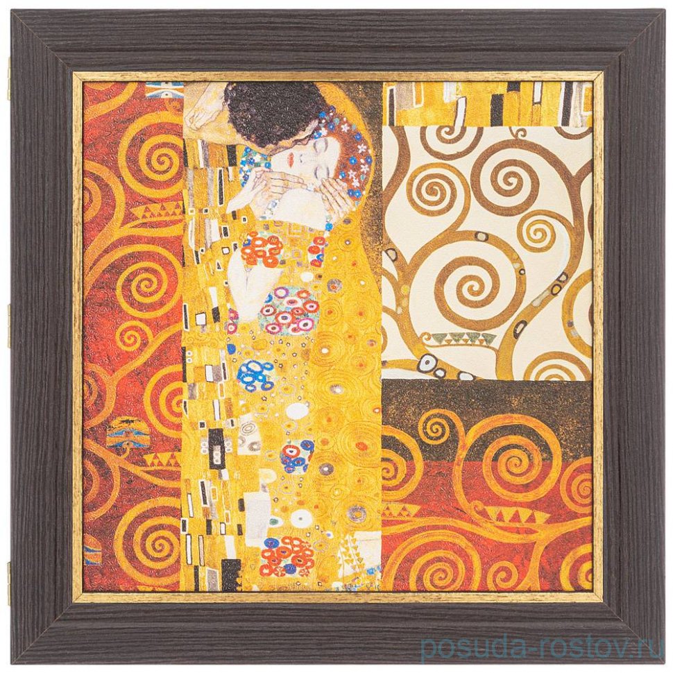 Ключница 30 х 30 см "Поцелуй /Г. Климт" / 271573