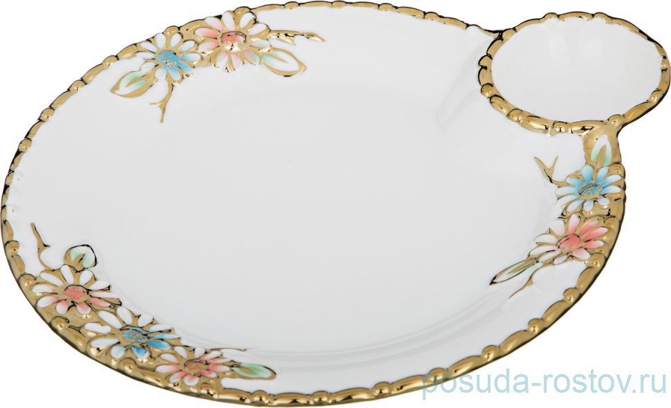 Блюдо 29 х 23 х 3 см "Букетик" / 194434