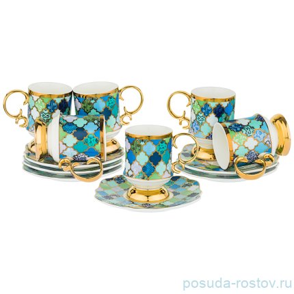 Набор чайных пар 220 мл 6 шт &quot;Падишах&quot; / 195014