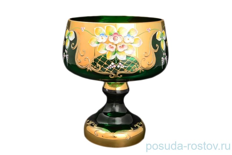 Ваза для конфет 18 см н/н "Лепка зеленая /5999" / 059849