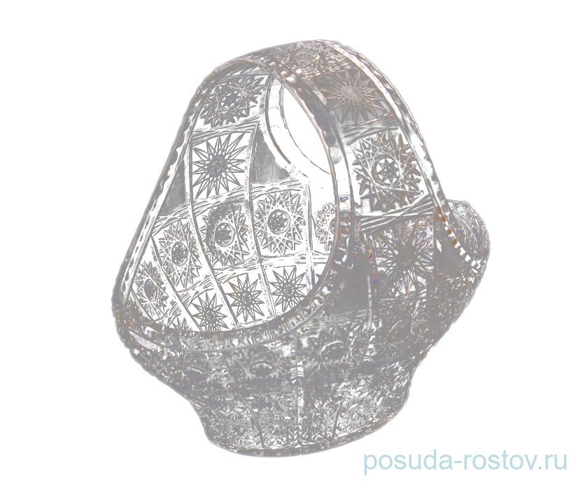 Корзинка 30 см "Glasspo /Хрусталь резной" / 006620