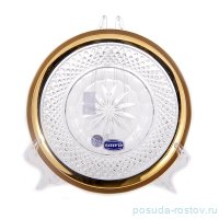 Набор блюдец 14,5 см 6 шт &quot;Фелиция /Хрусталь с золотом&quot; / 125277