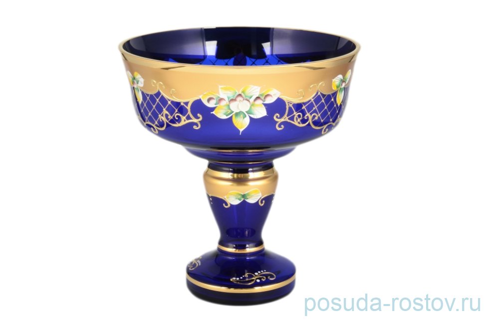 Конфетница 20 см н/н "Лепка синяя" И-В 4 / 099959
