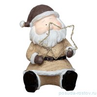Фигурка сподсветкой 15,5 x 16,5 x 21,3 см &quot;Дед мороз&quot; / 355481