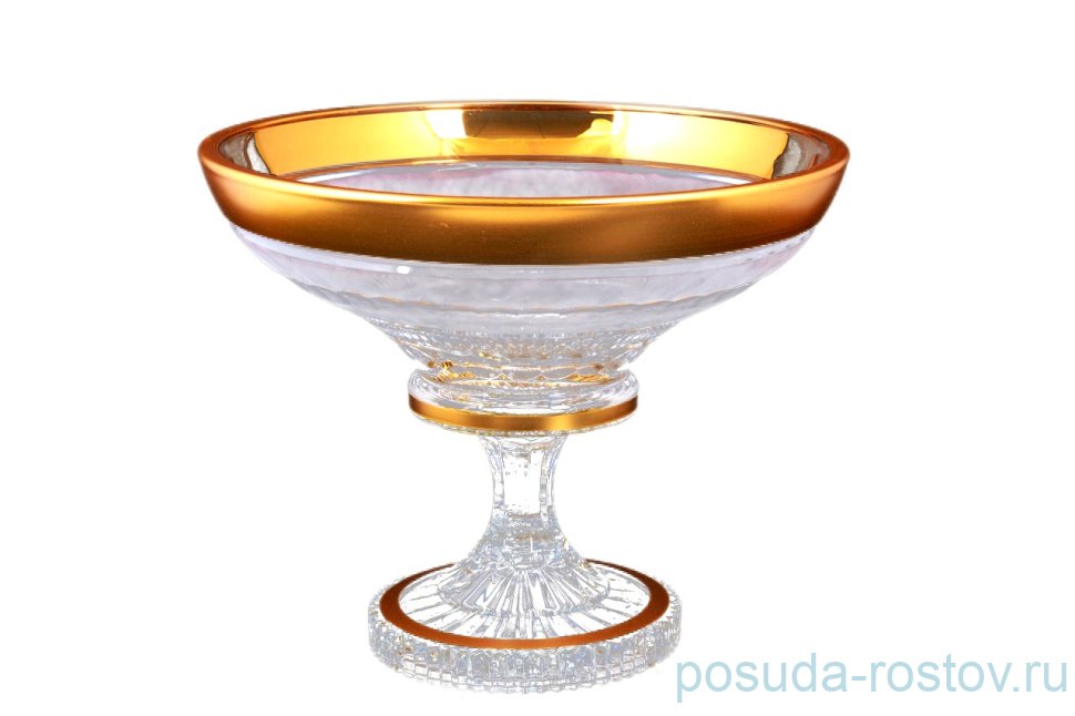Фруктовница 30 см н/н "Bohemia gold /Матовое золото" 5 / 115925 Фруктовница 30 см н/н "Bohemia gold /Матовое золото" 5 / 115925