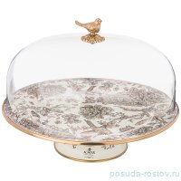 Тортница 30 см с крышкой н/н &quot;Agness /Винтаж /Королевский сад&quot; / 197748