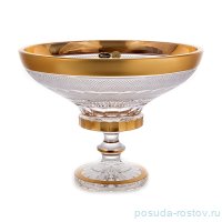 Ваза для фруктов 25,5 см н/н &quot;Мозер /Матовое золото&quot; / 148212