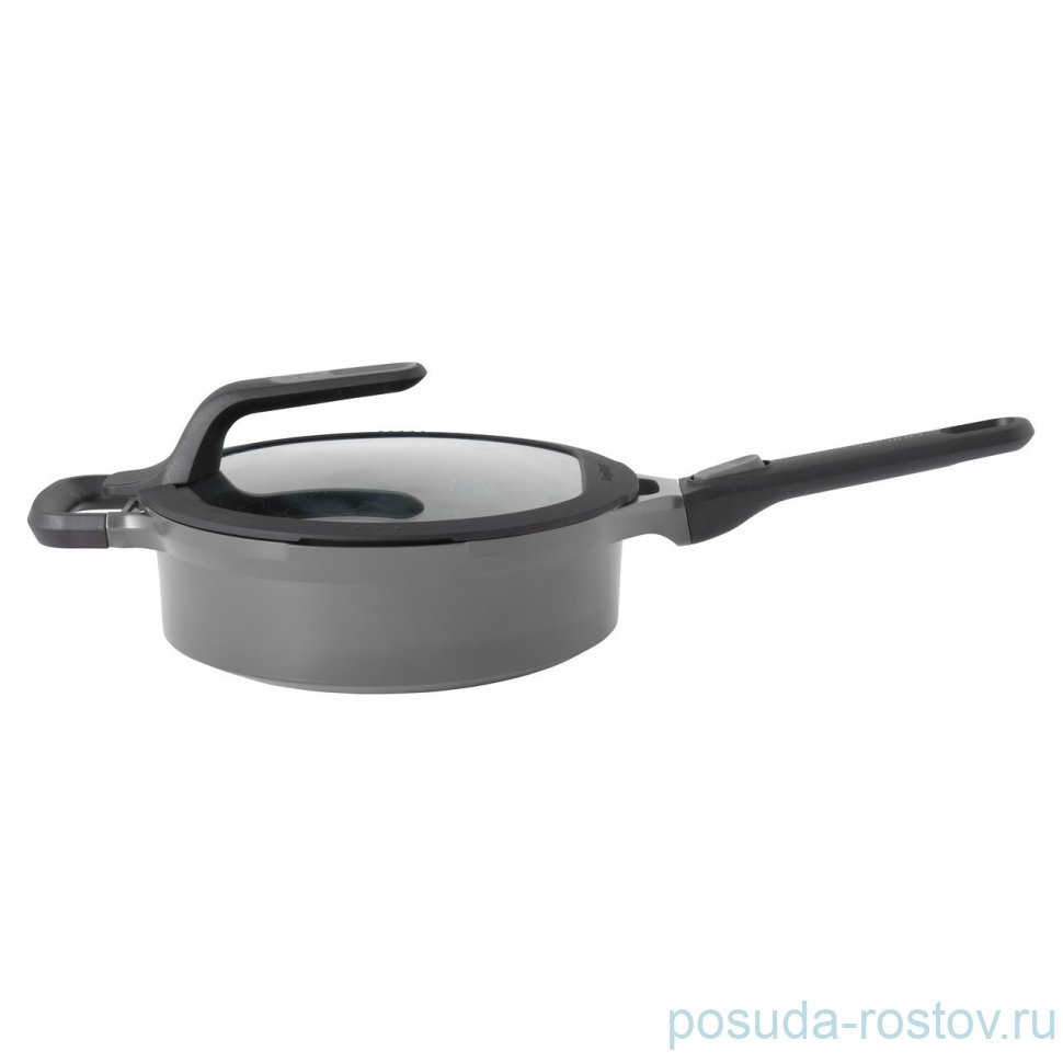 Сотейник 24 см с крышкой 3,3 л "Gem grey" / 162388
