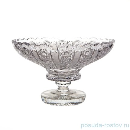 Ваза для фруктов 35,5 см н/н &quot;Хрусталь 60550 /Ирис&quot; / 070640
