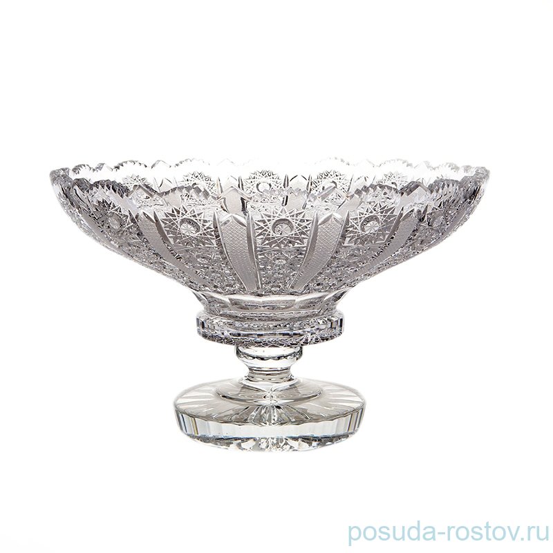 Ваза для фруктов 35,5 см н/н "Хрусталь 60550 /Ирис" / 070640