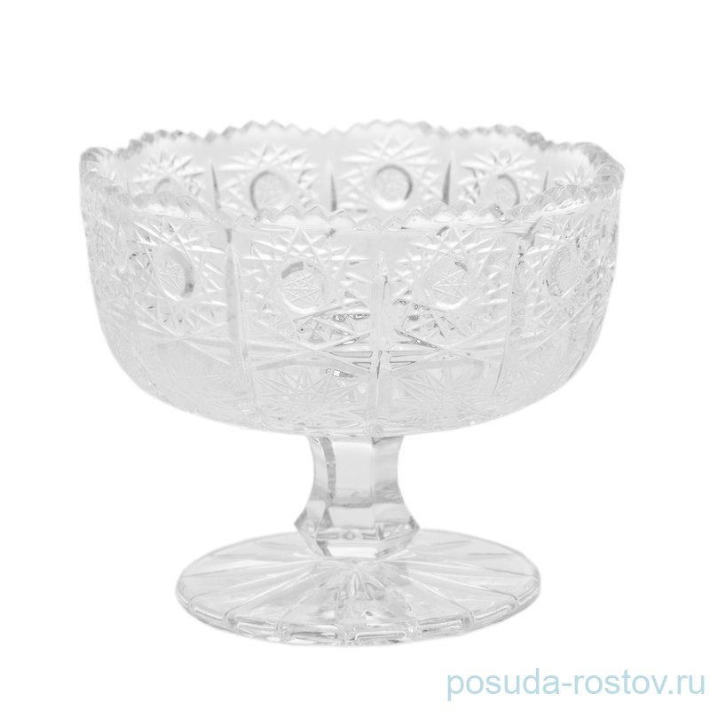 Вазочка 12 см н/н "Хрусталь резной" / 052480