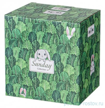 Менажница 17 см с 6 вилочками &quot;Кролик&quot; / 282878