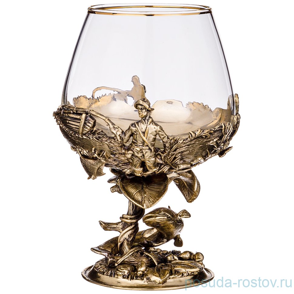 Бокал для бренди 450 мл "Рыбалка" / 190703 Бокал для бренди 450 мл "Рыбалка" / 190703