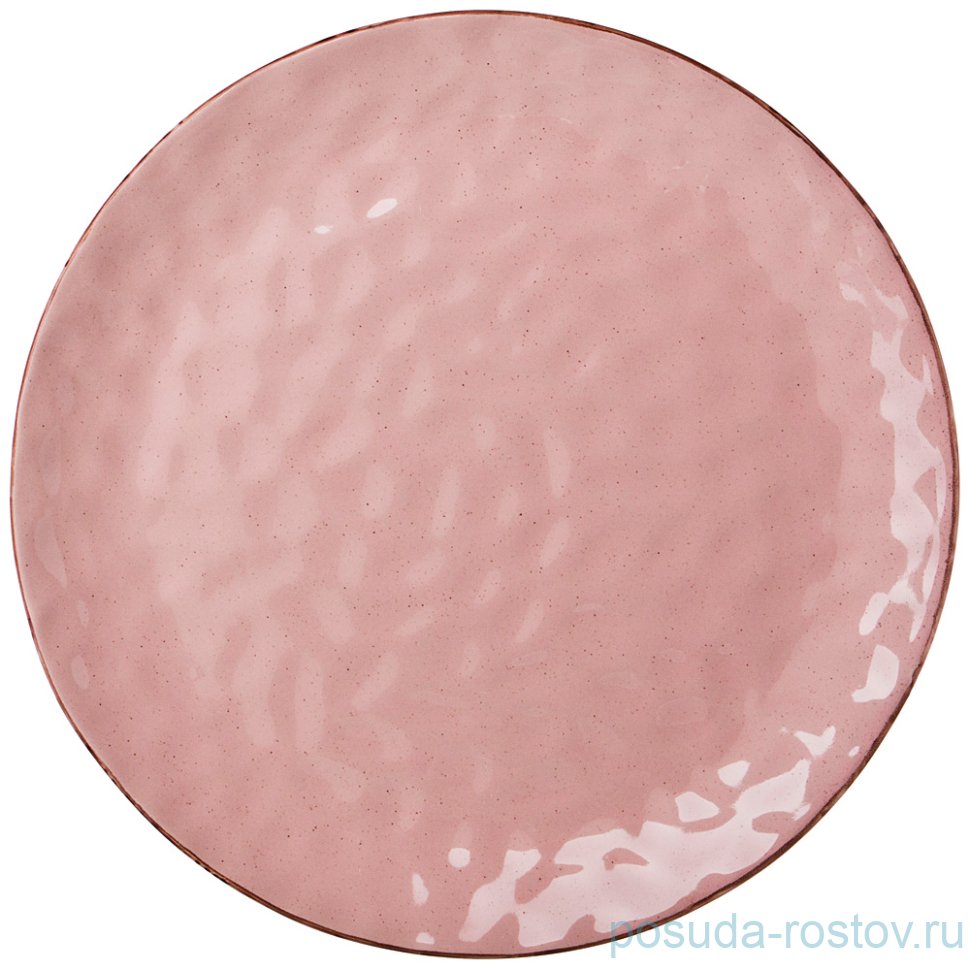 Тарелка 26,4 см 1 шт "Отражение /Розовая пудра" / 187554