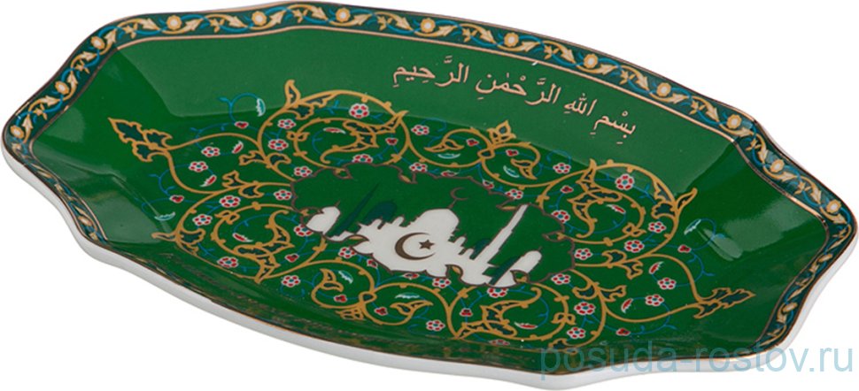 Блюдо 10 х 15 см овальное "Сура" / 200040