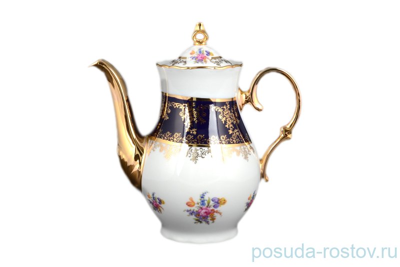 Кофейник 1,2 л "Офелия /Кобальт /Полевой цветок" / 097448 Кофейник 1,2 л "Офелия /Кобальт /Полевой цветок" / 097448
