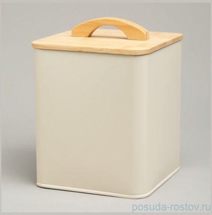 Банка для хранения корма 14 х 14 х 16 см с мерной ложкой 3 л Agness / 377969