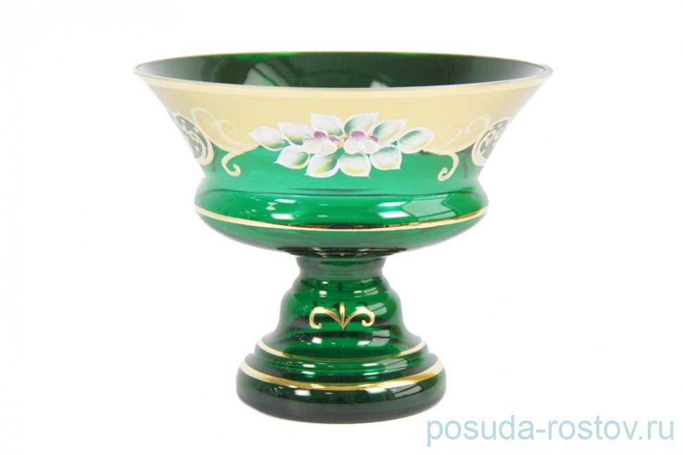 Фруктовница 24 см н/н "Лепка зелёная" / 069766
