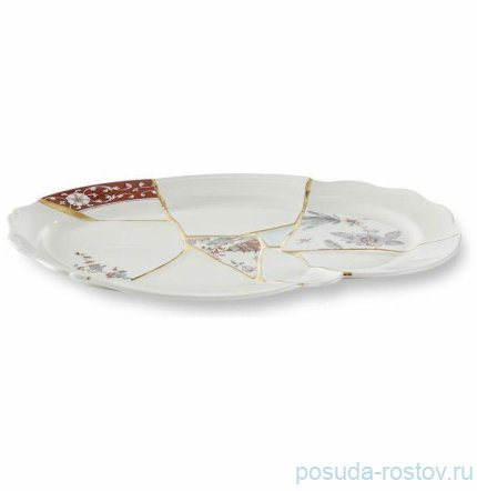 Блюдо 42,5 х 29 см овальное &quot;Kintsugi&quot;  / 378902
