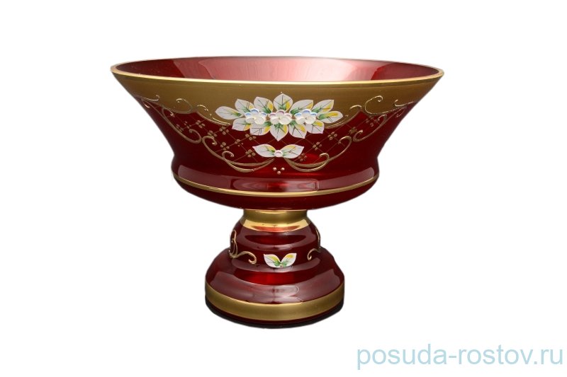 Фруктовница 25 см н/н "Лепка красная /5365" / 051182