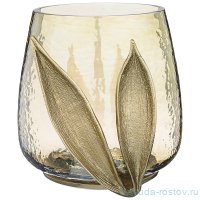 Ваза для цветов 19,5 х 18 х 18 см &quot;Lefard /Сусальное золото&quot; / 193482