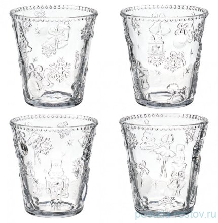 Стаканы для сока 280 мл 4 шт &quot;Щелкунчик&quot; / 378977