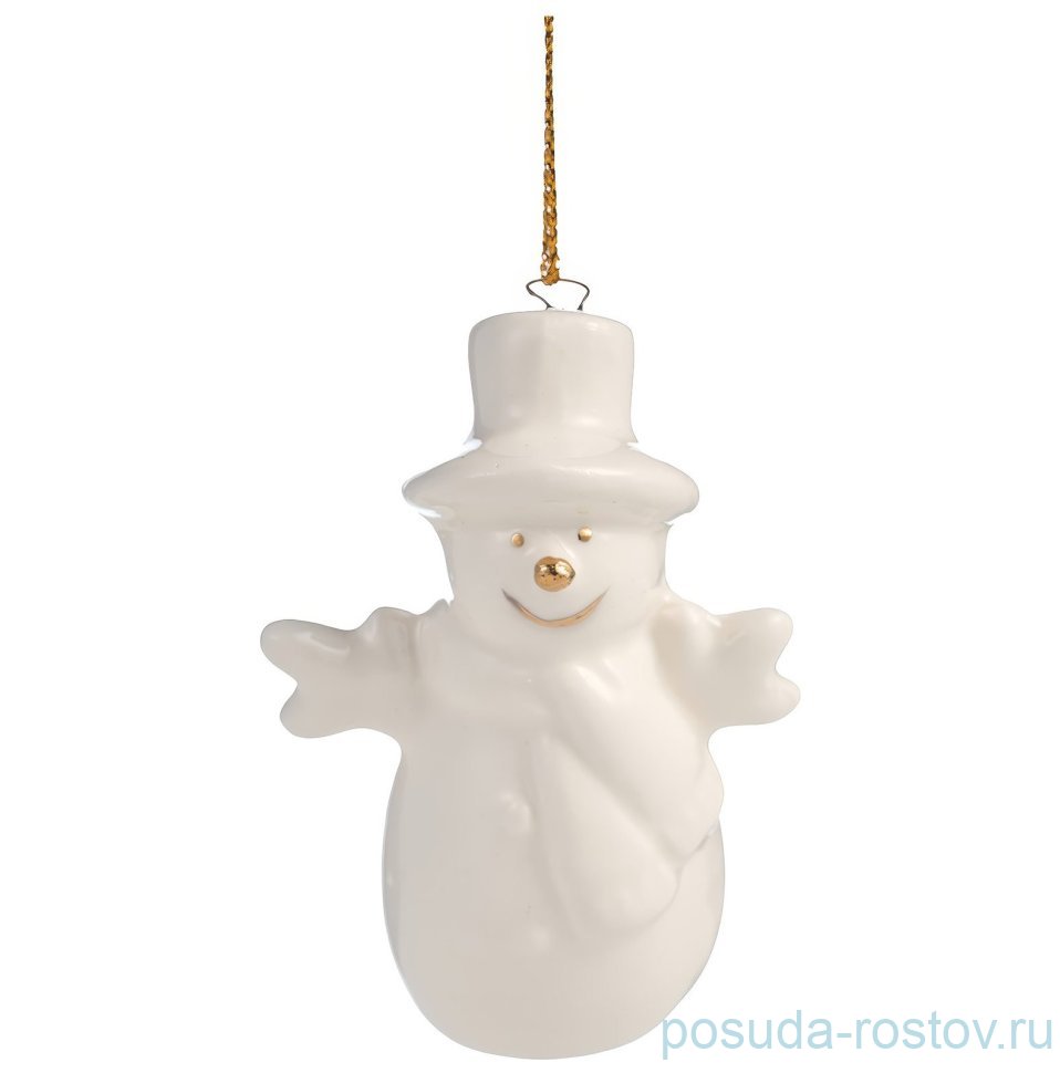 Подвеска на ёлку 4,5 х 2,5 х 7 см "Снеговик"  / 379497 Подвеска на ёлку 4,5 х 2,5 х 7 см "Снеговик"  / 379497