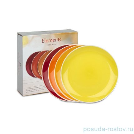 Набор тарелок 19 см 4 шт &quot;Вехстербах&quot; оранжевый / 137492