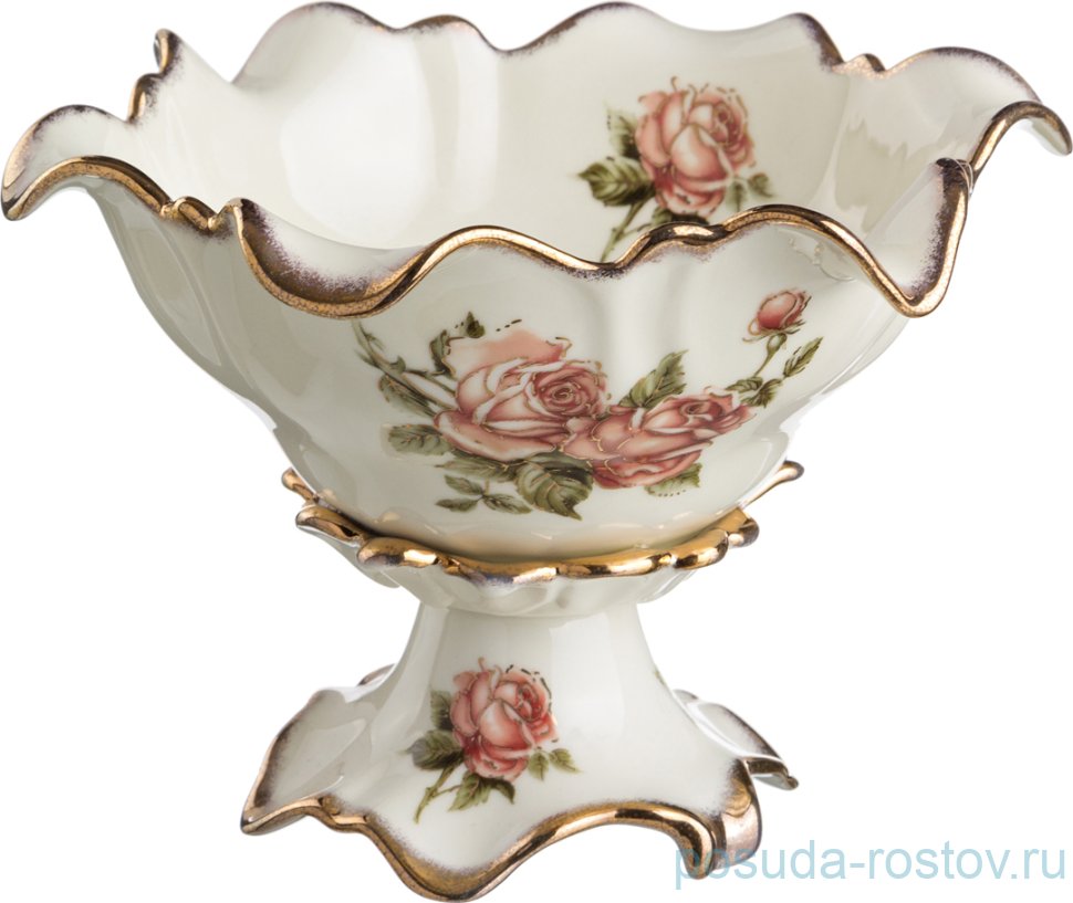 Конфетница 13 см н/н "корейская роза" / 187792 Конфетница 13 см н/н "корейская роза" / 187792