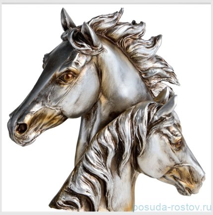 Фигурка 19 х 9,3 х 28,5 см &quot;Бюст лошадей&quot; / 379505