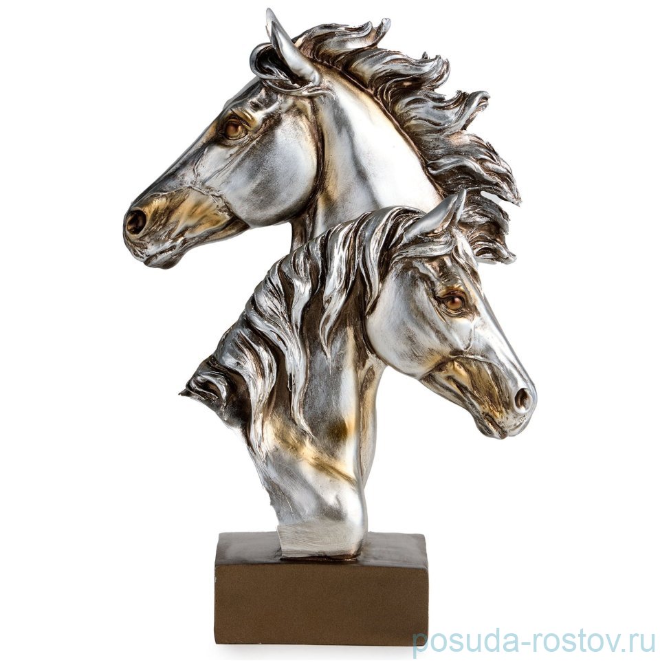 Фигурка 19 х 9,3 х 28,5 см "Бюст лошадей" / 379505 Фигурка 19 х 9,3 х 28,5 см "Бюст лошадей" / 379505