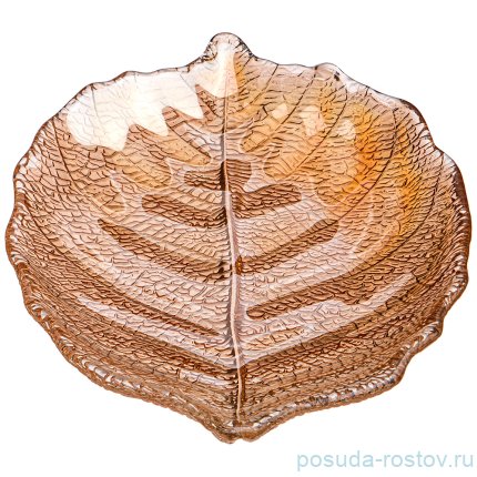 Блюдо 28 см Лист &quot;Luster /Leaf /Amber&quot; / 235252