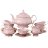 Чайный сервиз на 6 персон 15 предметов &quot;Соната /Гармония&quot; розовая / 158470